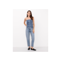 calça jeans mom fit cintura super alta azul