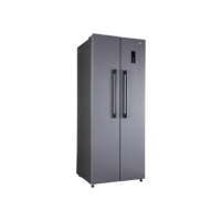 Geladeira Refrigerador HQ Frost Free Side By Side 460 Litros Cinza HQ-460SBSFF (127V)