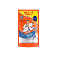 Mr Músculo Banheiro Sem Cloro, Desinfetante Limpeza Pesada Refil, Sachê 400ml pelo Menor Preço