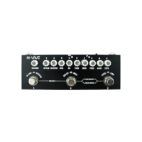 M-VAVE CUBE BABY Guitarra Elétrica Multifuncional Portátil Pedal de Efeito Combinado com Reprodução de Música Sem Fio Gravação de Telefone Função de Interface de Áudio