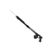 Arpão Arbalete Pesca 60cm Divecom Com Elastico 16mm - Preto