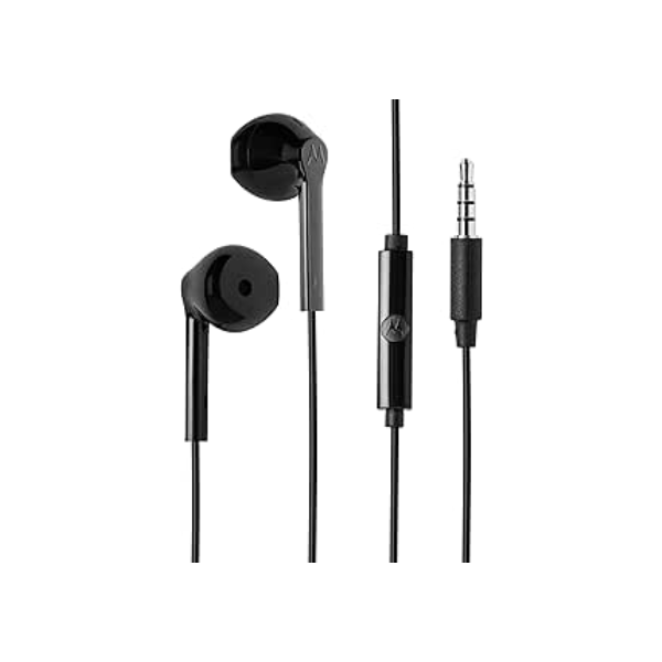 Motorola, Fone de Ouvido com Microfone, Intra Auricular, Preto