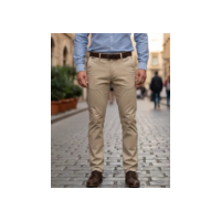 Calca Sarja Masculina Slim Fit Calça Alfaiataria Premium