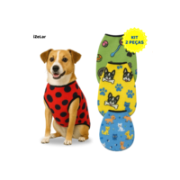 Kit C/2 Roupinhas Soft Inverno Para Cachorro Pet Pequeno Porte a Grande Porte Roupa De Frio Cachorro Gato Inverno 2025