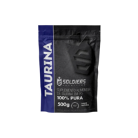 Taurina 500g 100% Pura Soldiers Nutrition
