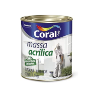 MASSA ACRÍLICA BRANCO 1,5KG - CORAL