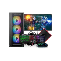 PC Gamer Completo Mancer, Intel Core i5 8ª Geração, 16GB RAM, SSD 480GB + Combo Periférico Gamer + Monitor 21"