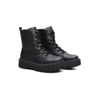 Bota Feminina Coturno Tratorado Plataforma Blogueira Moda