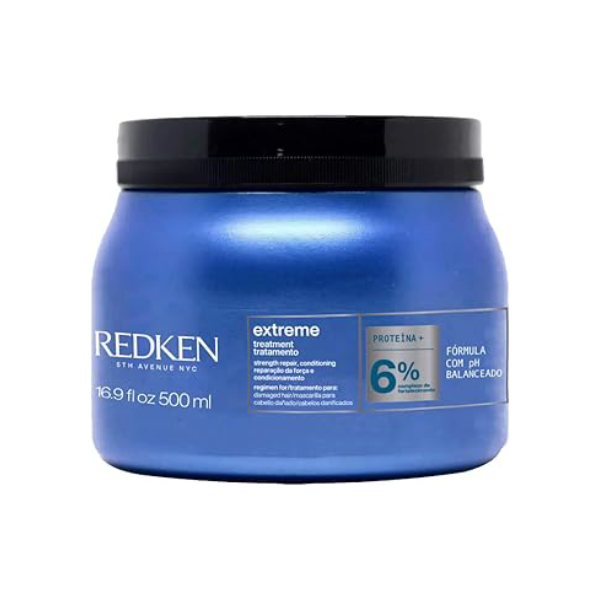 Redken Máscara de Tratamento Extreme | Máscara capilar para cabelos danificados e quebradiços | Repara e fortalece | Promove brilho e maleabilidade | 500ml