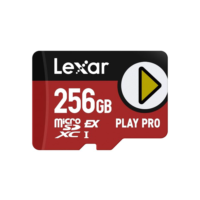 Lexar Play PRO Cartão microSD Express de 256 GB, vídeo Full-HD e 4K, até 900 MB/s de leitura, até 600 MB/s de gravação, para Nintendo-Switch, dispositivos de jogos portáteis Steam Deck