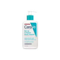 Gel De Limpeza Acne Control 340g Cerave Para Pele oleosa a acneica de Dia e Noite