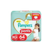 Fralda Pampers Pants Premium Care XG - 64 fraldas