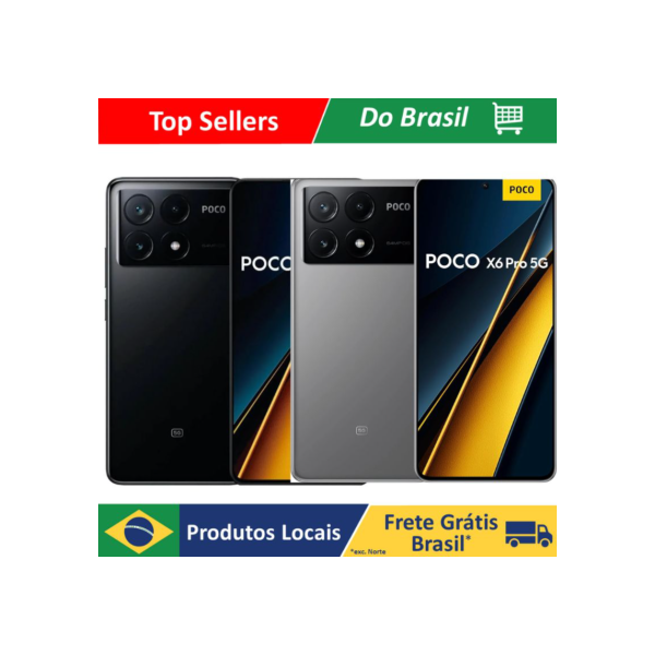 Celular Smartphone Xiaomi POCO X6 Pro 5G 8GB de ram  256GB Versão Global