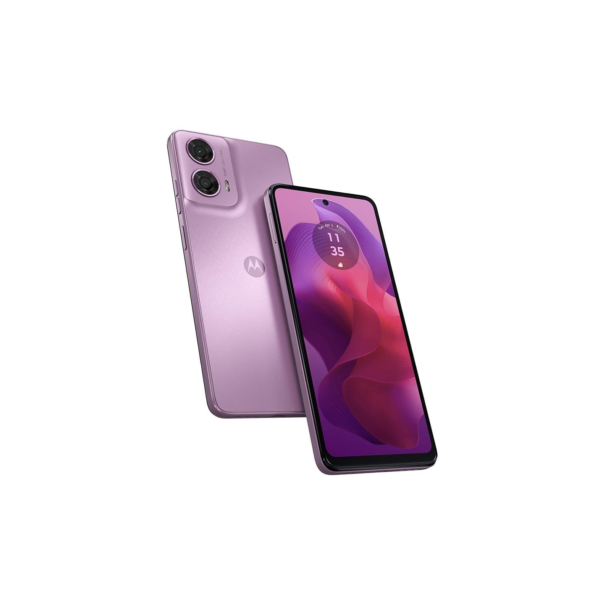 Smartphone Motorola Moto G24 Rosa 128GB, 4GB + 4GB RAM Boost, Tela de 6.6", Câmera Dupla, Dolby Atmos, Android 14 e Processador Octa-core