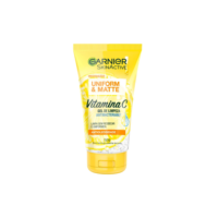 Gel de Limpeza Facial Antibacteriano Garnier Uniform & Matte Vitamina C, 150ml