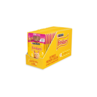 Pack Nestlé Purina Friskies Ração Úmida Para Gatos Adultos Carne Ao Molho - Com 15 Sachês 85g