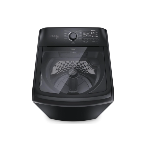 Máquina de Lavar Electrolux 18Kg Preta Expert Tripla Filtragem e Jatos Poderosos (LEB18)