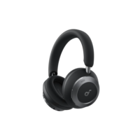 soundcore Space One Pro da Anker, Fones com Cancelamento Adaptativo de Ruído Ativo, 6 Mics, Design Super Dobrável, 60h de Áudio Sem Perdas, Carregamento Ultra-Rápido, Áudio Sem Fio Hi-Res, Confortável