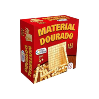 Pais & Filhos, Material Dourado Com 111 Peças,Vermelho