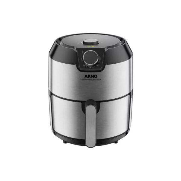 Fritadeira sem Óleo Arno Airfry Super Inox com 4,2L de capacidade e Cesto Removível IFRY