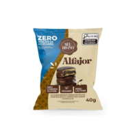 Alfajor Chocolate Baunilha Zero Açúcar Sem Lactose - 40g