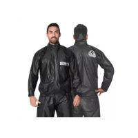 Capa De Chuva Motoqueiro Pvc Impermeável Motoboy Reforçada
