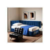 Cabeceira de Cama Box Formato em L Kit 60x20cm Retangular Estofada