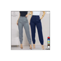 Kit 2 Calças Alfaiataria Feminina Cenoura Casual Social