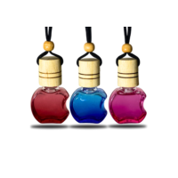 KIT 3 Cheirinhos de Carro Frasco Maçã 9ml Hominicar Aromatizador Automotivo Personalizado