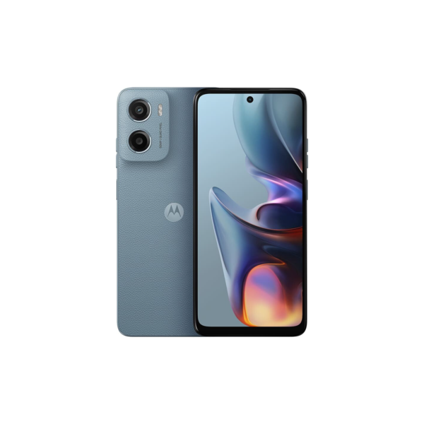 Smartphone Motorola Moto g05 Cinza Vegan Leather 128GB 4GB RAM + 8GB Ram Boost e Camera 50MP com AI Bateria de 5200 mAh Tela 6.7" e Superbrilho