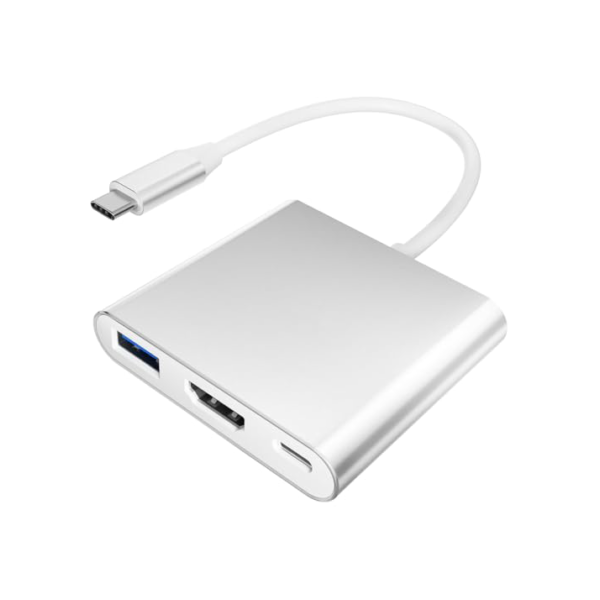 Adaptador USB-C para HDMI 4K, USB 3.0, Carga PD Rápida, Compatível com MacBook, Thunderbolt 3, Samsung DEX, Transferência de Dados Ultra Rápida, Expansão Multimídia