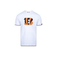 Camiseta New Era Plus Size Regular Manga Curta Cincinnati Bengals Branco