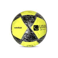 Bola Futevolei Altinha Rio Vulcanizada Fut Mesa Usee Brasil Cor Amarelo/preto