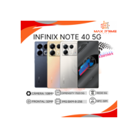 Infinix Note 40 5G, Câmera 108MP,  256GB e 8GB RAM, Bateria 5000 mAh, Processador Dimensity 7020 5G