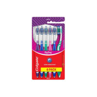 Colgate Escova De Dente Zig Zag Antibac 6 Unid Modelo: 61023926 Cor: Multicolorido