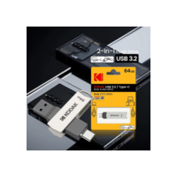 Pen drive Dual Usb Otg tipo C, USB 3.2 - Kodak 64 GB Dual K273