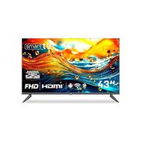 Smart TV HQ 43" Full HD tela sem bordas Sistema Android Design Slim HQS43NKHM