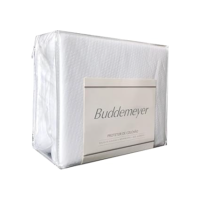 Buddemeyer Protetor de Colchão Queen Maison II Algodão Branco