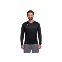 Camiseta Mizuno Energy 2.0  Manga Longa Masculina - Preto