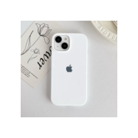 Capinha Silicone Aveludada Cor PRETO BRANCO Para IPhone 7Plus/XR/11/13/14/15/15Promax/16/16Promax