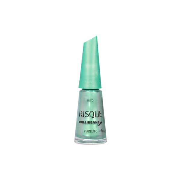 Esmalte Verde Água Risqué & Chilli Beans Verdelírio Efeito 8ml
