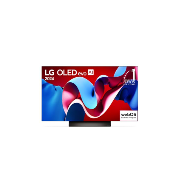 Smart TV 4K 48" LG OLED evo Gaming TV OLED48C4 Processador α9 Ger7 AI Painel 144Hz Design Ultra Slim Dolby Vision Dolby Atmos G-Sync FreeSync