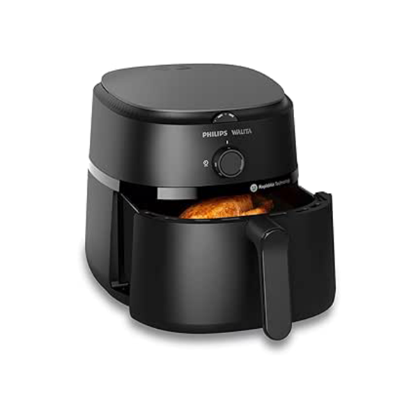 Fritadeira Airfryer Série 1000 XL, Philips Walita, 4,2 litros, Tecnologia RapidAir, Preta, 2 anos de garantia, 220v - NA120/09