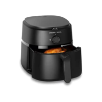 Fritadeira Airfryer Série 1000 XL, Philips Walita, 4,2 litros, Tecnologia RapidAir, Preta, 2 anos de garantia, 220v - NA120/09