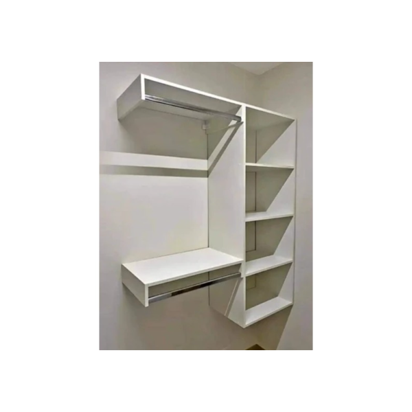 Closet Suspenso Moderno Arara Aberto Com Cabideiro - 67