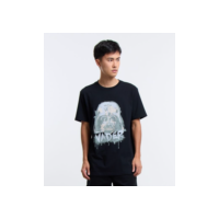 Camiseta Comfort em Algodão com Estampa Darth Vader Preto