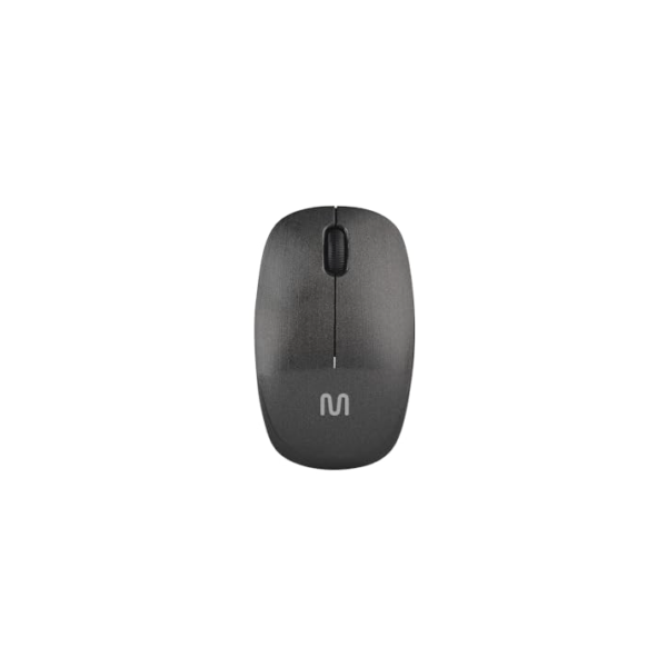 Mouse sem Fio Multi USB 2.4GHz 1200 DPI com 3 Botões e Design Ergonômico – Preto MO251