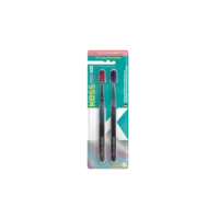 KESS Pack Com 2 Escovas Dentais Pro 10K Extra Macias Preto