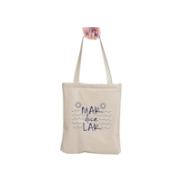 Bolsa de Moda Praia Ecobag Mar doce Lar Sacola Feminina Ecológica Algodão Cru
