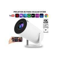 Projetor 4K HD 150 Polegadas Celular, Tv B0x, Xbox, PS, Pc, Wifi HY300 Pro Magcubic Envio Imediato